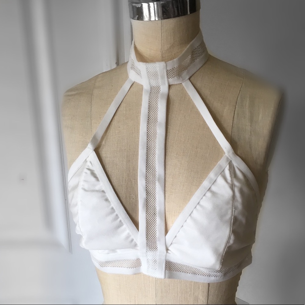 NEW White bikini top